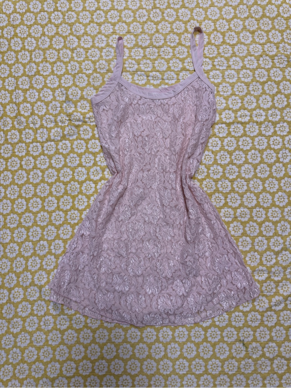 Vintage Blush Lingerie Slip Dress